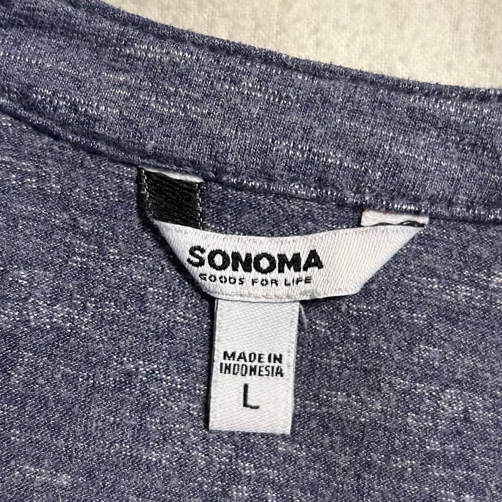 Sonoma Blue Fitted Blouse - Picture 3 of 3
